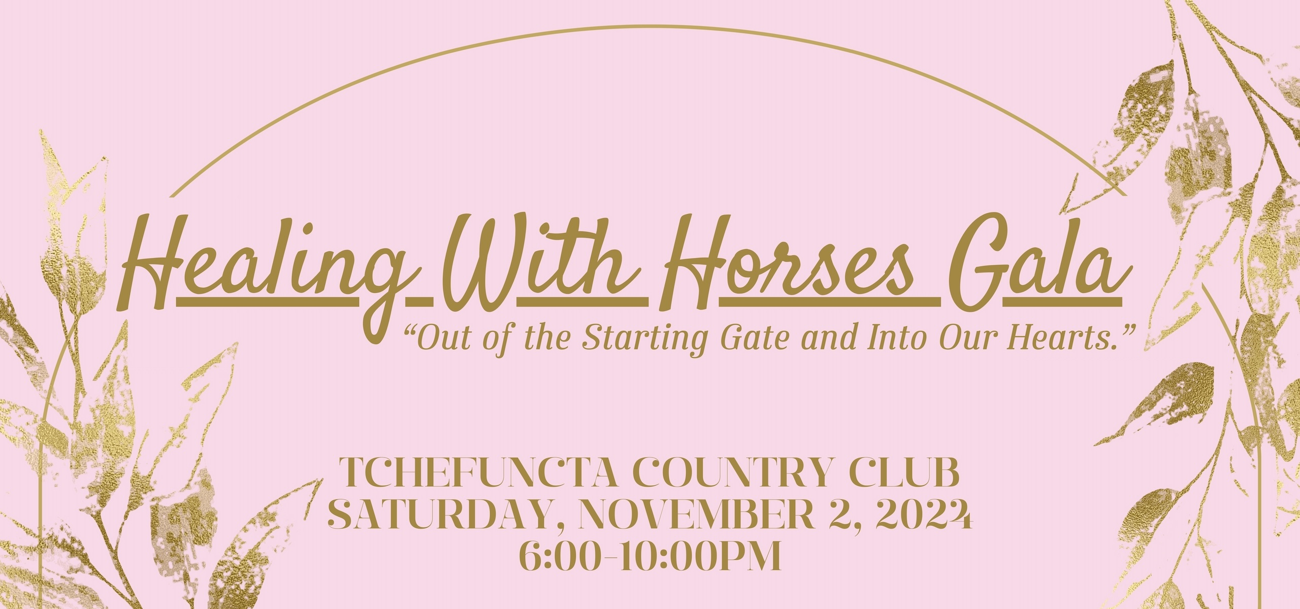 Healing With Horses Gala Web Banner